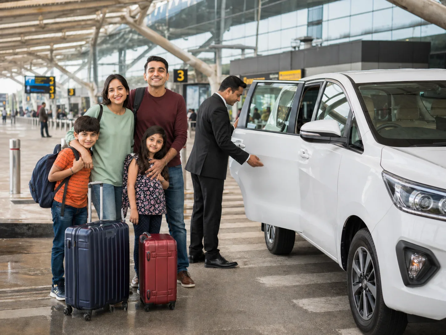 Airport transfer vehicle